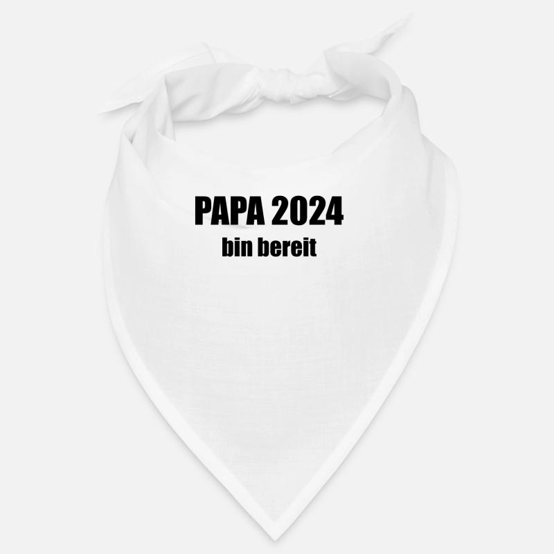 Papa 2024 Loading Vaterschaft Vater Werden Dad Bandana