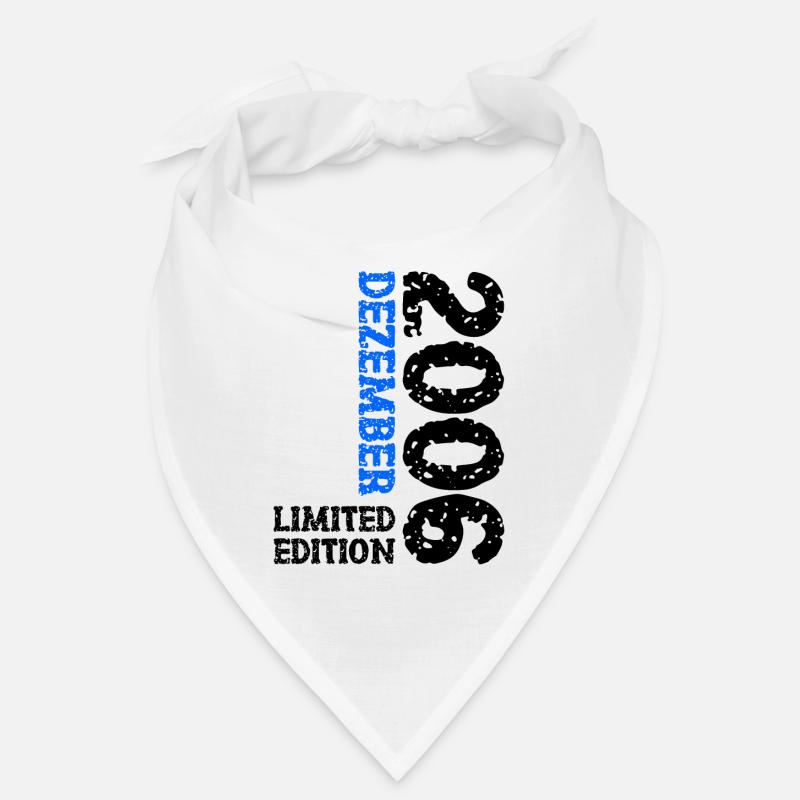 2006 Dezember Limited Edition 17. Geburtstag Deko Bandana