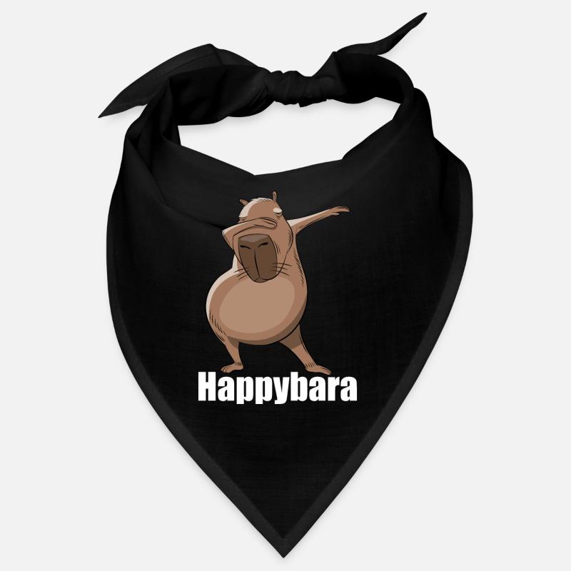 Capybara Dabbing Happybara Geschenk Bandana