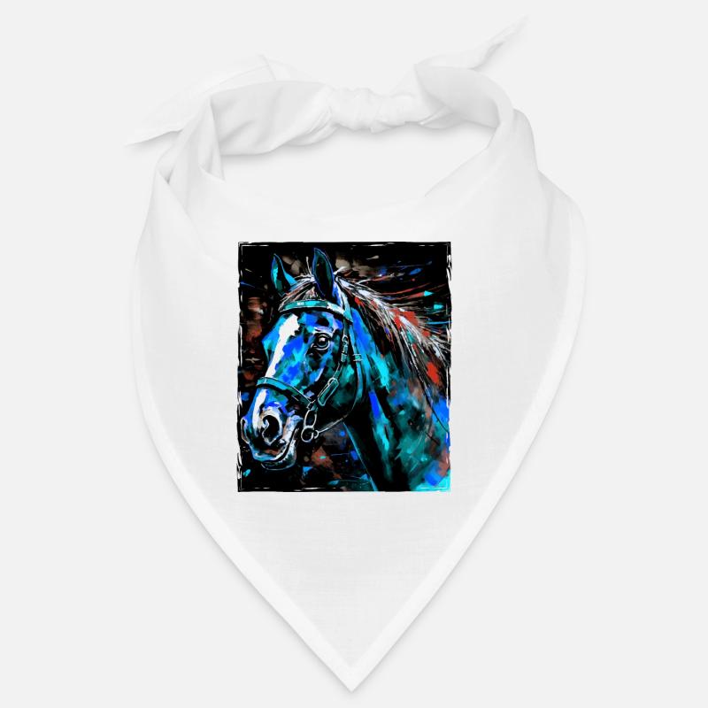 Portrait de cheval Bandana