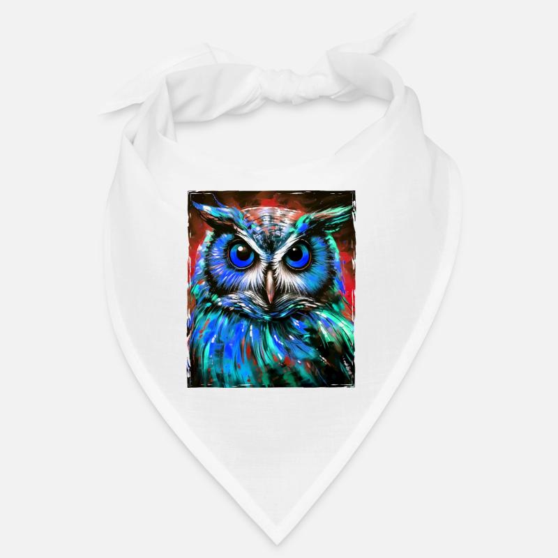 Portrait de hibou Bandana