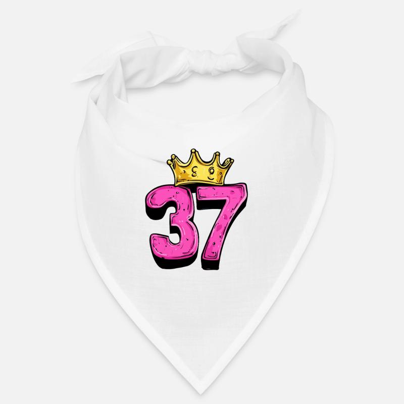 37 Zahl Krone Bandana