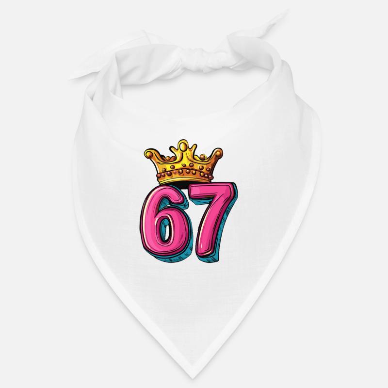 67 Number Krone Bandana