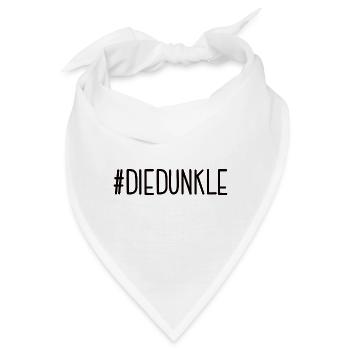 #DIEDUNKLE Dunkelhaarig Die Dunkle Seite Haare - Bandana - Weiß - Vorne