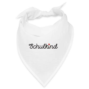 Schulkind Einschulung Berufsschule Schulanfang - Bandana - Weiß - Vorne