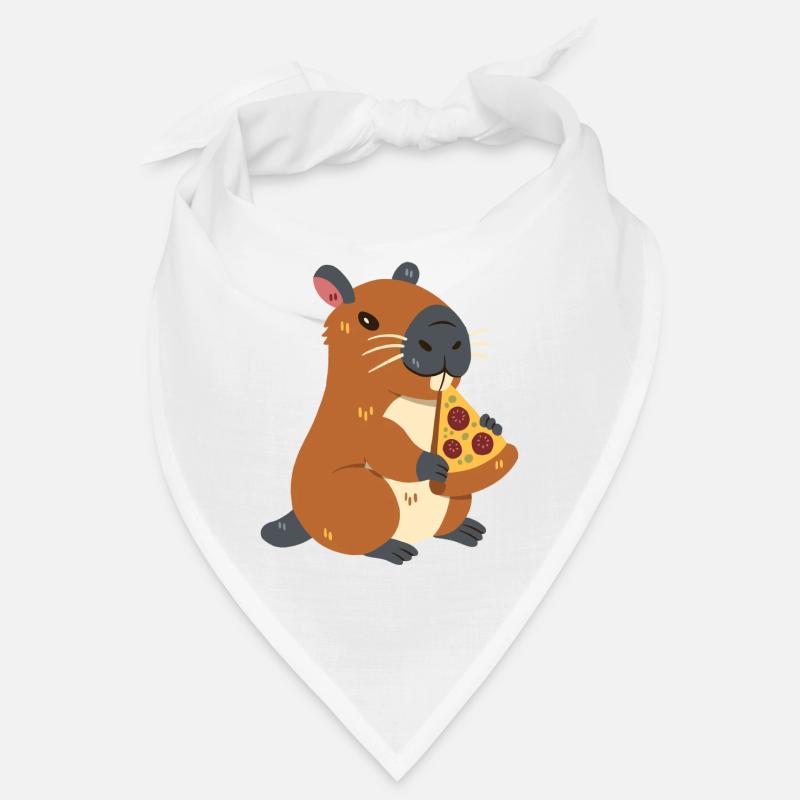 Capybara à la pizza Bandana