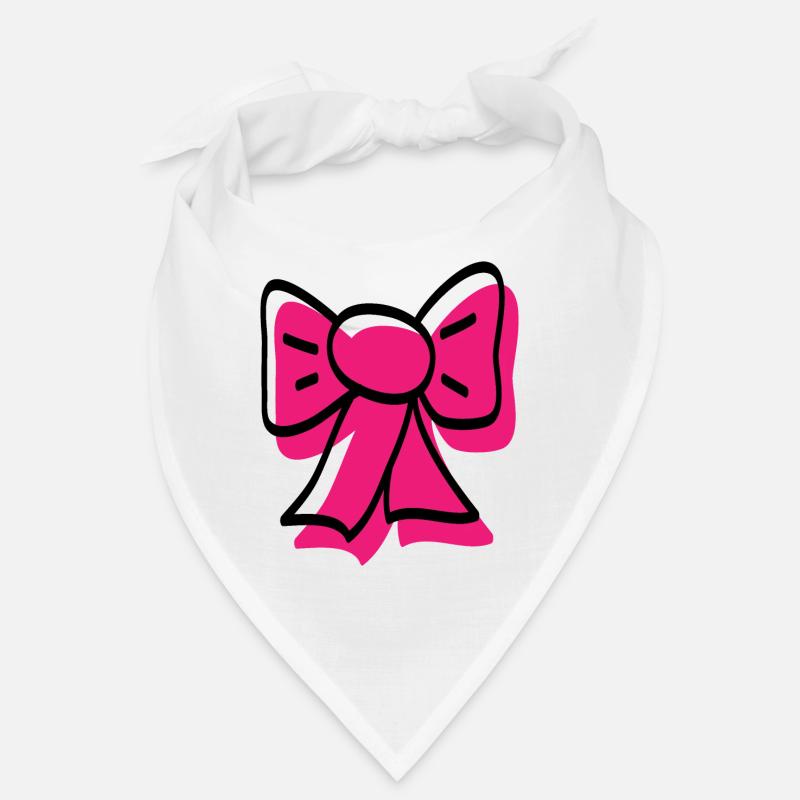 Ruban rose Bandana