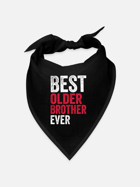 best older brother - Bandana Dreieckstuch - Schwarz