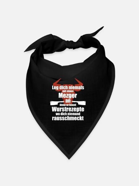 Metzger - Bandana Dreieckstuch - Schwarz