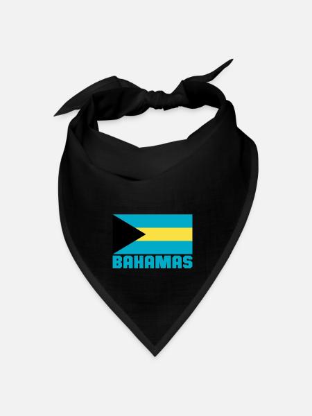 Bahamas - Bandana Dreieckstuch - Schwarz