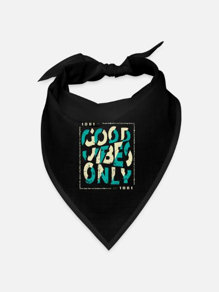1981 Geburtstag 1981 Jahrgang 1981 Geschenk 1981 - Bandana Dreieckstuch - Schwarz