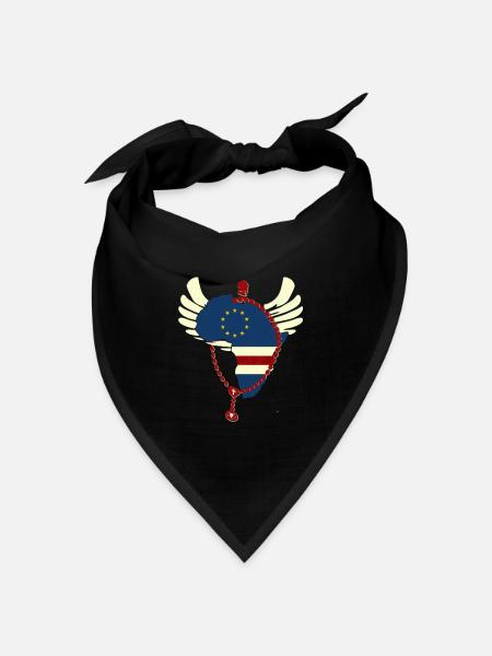 Cabo Verde - Bandana Dreieckstuch - Schwarz