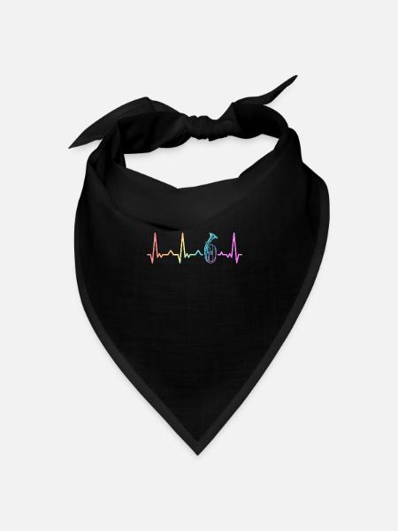 Tenorhorn Tenorhornist Horn Instrument - Bandana Dreieckstuch - Schwarz