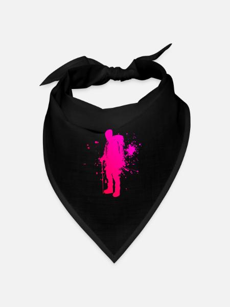 Kletterer Klettern Herren Climber Bouldern - Bandana Dreieckstuch - Schwarz