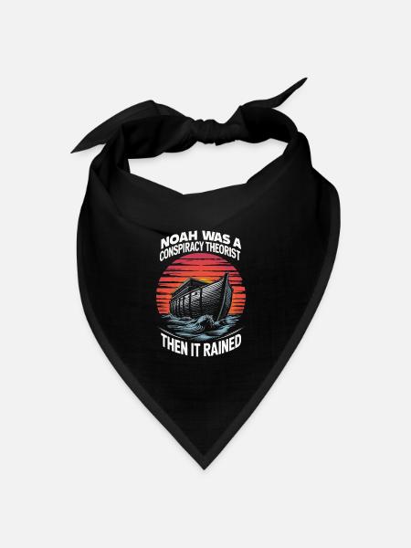 Verschwörungstheoretiker Verschwörungstheorie - Bandana Dreieckstuch - Schwarz