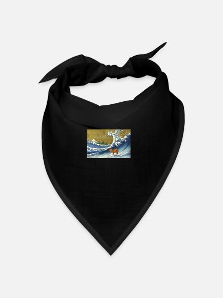 Capybara - Bandana Dreieckstuch - Schwarz