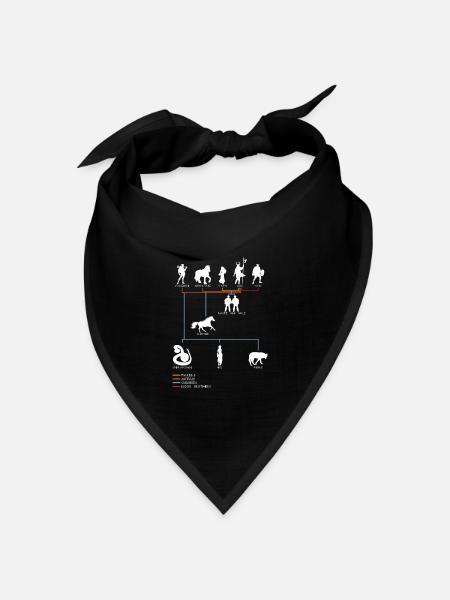 Loki Stammbaum Nordische Mythologie Wikinger - Bandana Dreieckstuch - Schwarz