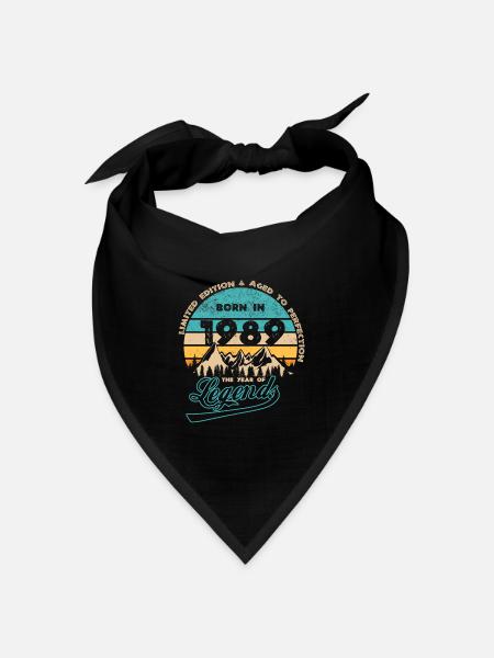 Legenden 1989 - Bandana Dreieckstuch - Schwarz