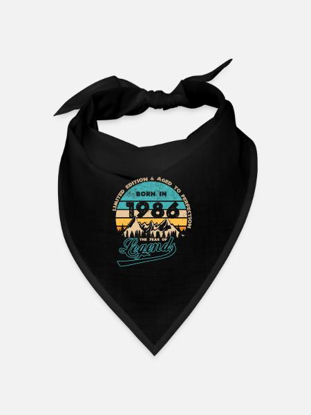 Legenden 1986 - Bandana Dreieckstuch - Schwarz