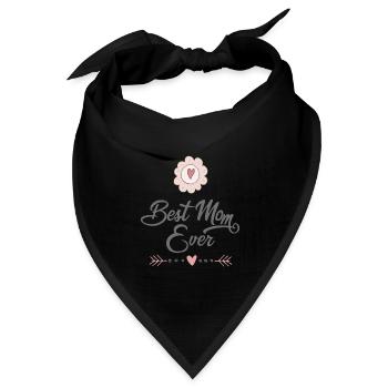 Mutter - Bandana Dreieckstuch - Schwarz - Vorne