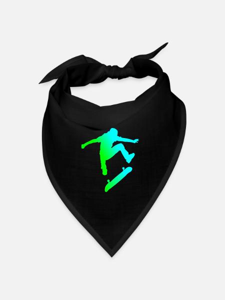Skater - Bandana Dreieckstuch - Schwarz