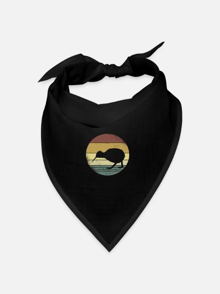 Neuseeland New Zealand Reisen Kiwis Neuseeländer - Bandana Dreieckstuch - Schwarz