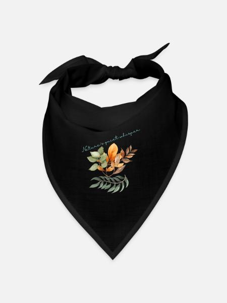 Nature Whisper - Bandana Dreieckstuch - Schwarz