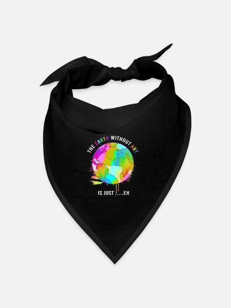 Earth Day - Bandana Dreieckstuch - Schwarz