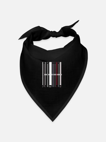 Stylish Abstract Two - Bandana Dreieckstuch - Schwarz