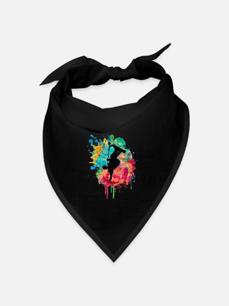 stuntscooter kickscooter Roller Tretroller eroller - Bandana Dreieckstuch - Schwarz
