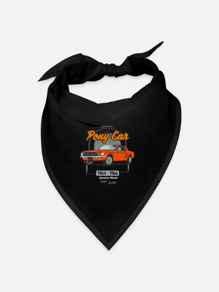 Legendary Pony Car - Bandana Dreieckstuch - Schwarz