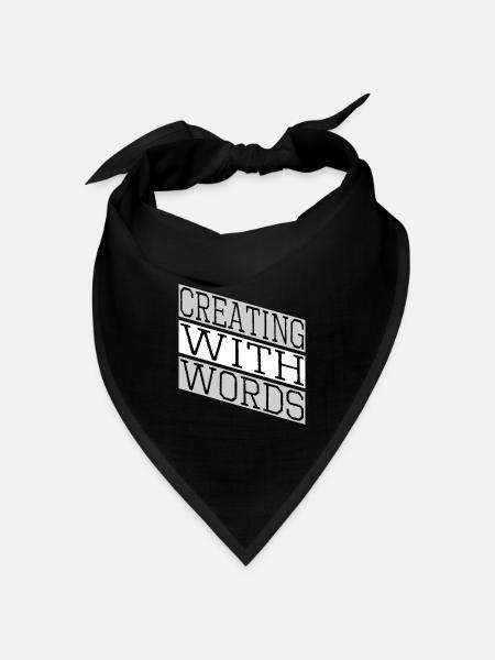 creative thinking self-publishing - Bandana Dreieckstuch - Schwarz