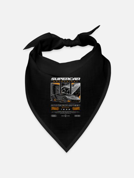 Supersportwagen-Enthusiast Autogeburtstag geboren 1930 - Bandana Dreieckstuch - Schwarz