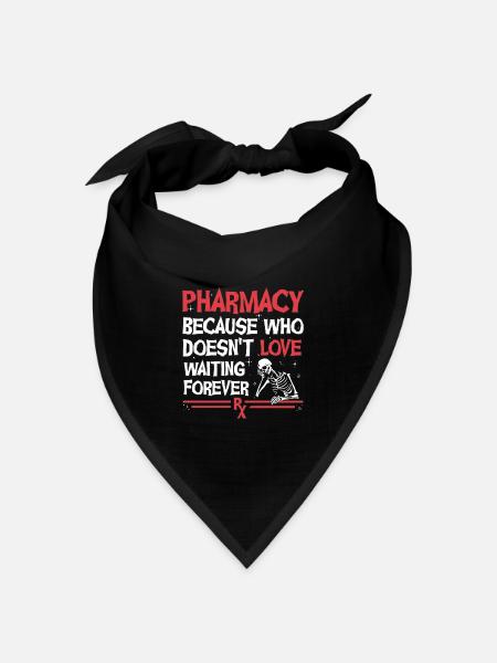 Pharmacy Halloween - Bandana Dreieckstuch - Schwarz