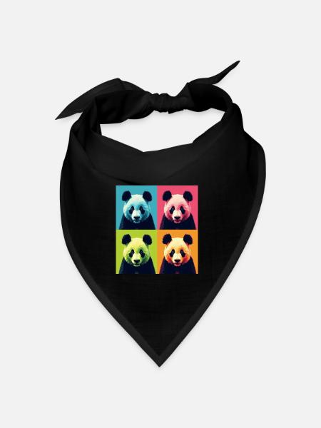 "PAP" - Bandana Dreieckstuch - Schwarz