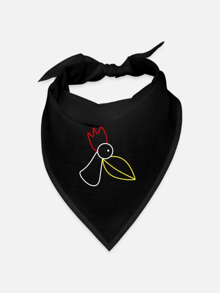 JG Label - Bandana Dreieckstuch - Schwarz