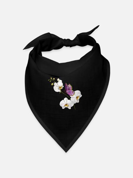 Butterfly - Bandana Dreieckstuch - Schwarz