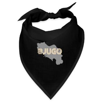 Balkan Yugoslavia Nostalgie Geschenkidee - Bandana Dreieckstuch - Schwarz - Vorne