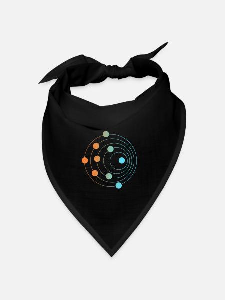 Doppler-Effekt - Bandana Dreieckstuch - Schwarz