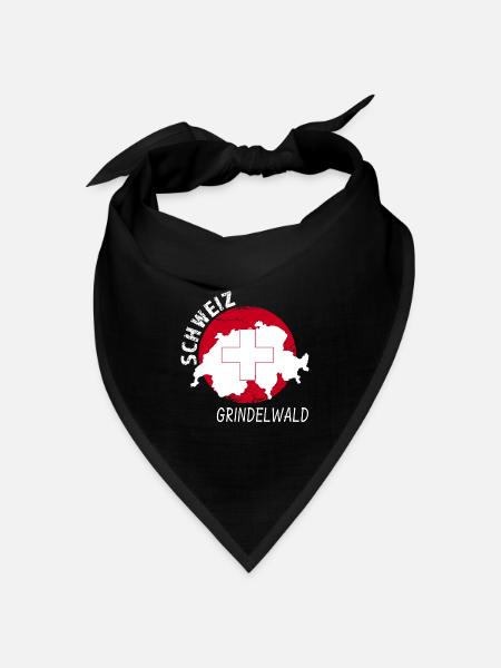 Grindelwald - Bandana Dreieckstuch - Schwarz