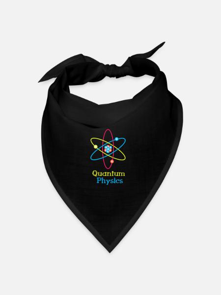 Quantum Physics - Bandana Dreieckstuch - Schwarz