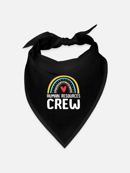 HR Manager - Bandana Dreieckstuch - Schwarz