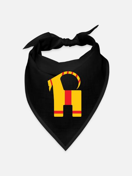 Julbock | - Bandana Dreieckstuch - Schwarz