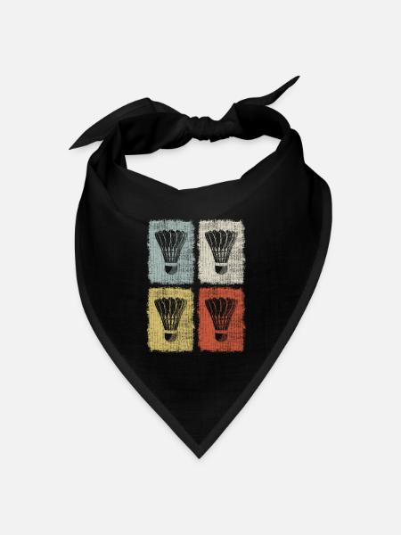Badminton - Bandana Dreieckstuch - Schwarz