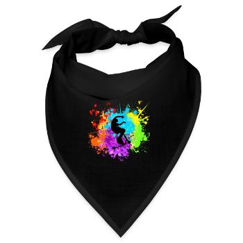 Freestyle-Roller - Bandana Dreieckstuch - Schwarz - Vorne
