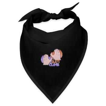 Klettergeschenk im Original - Bandana Dreieckstuch - Schwarz - Vorne