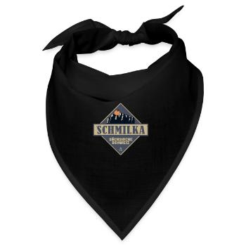 sächsische Schweiz Schmilka - Bandana Dreieckstuch - Schwarz - Vorne