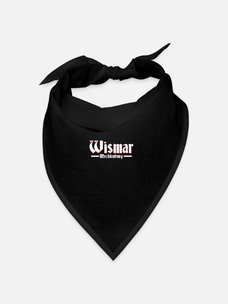 Wismar - Bandana Dreieckstuch - Schwarz