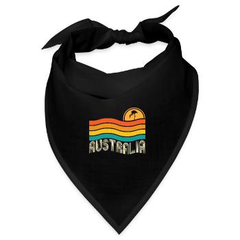 Australia - Bandana Dreieckstuch - Schwarz - Vorne