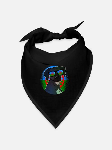 Roma - Bandana Dreieckstuch - Schwarz
